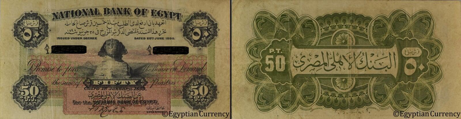 Fifty Piasters 1899